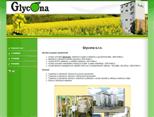 Tablet Screenshot of glycona.cz